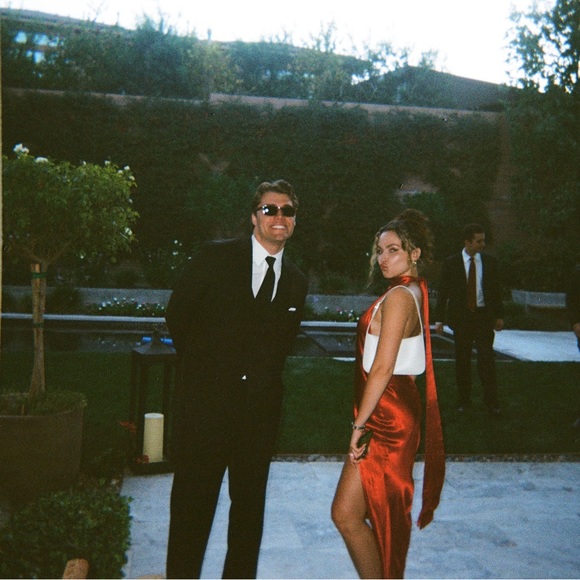 SAU LEE PENELOPE BACKLESS SATIN GOWN - Picture 4 of 4